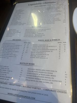 Menu photo 4 Level A Small Plates Lounge Annapolis, MD Menu photo 4 Level A Small Plates Lounge Annapolis, MD