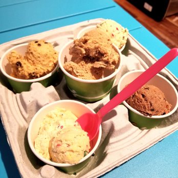 Pendleton Parlor: Ice Cream & Cookie Dough - Edible cookie dough flight! - Ice Cream & Frozen Yogurt Near Me - Cincinnati, Ohio Pendleton Parlor: Ice Cream & Cookie Dough - Edible cookie dough flight! - Ice Cream & Frozen Yogurt Near Me - Cincinnati, Ohio