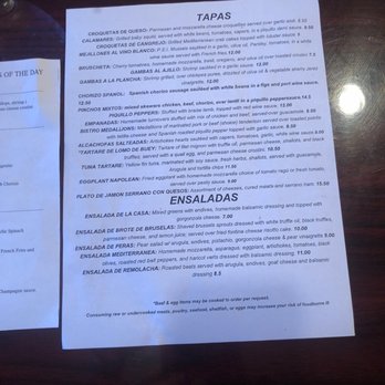 Bistro Mediterranean & Tapas Bar - Spanish Near Me - Westbrook, Connecticut