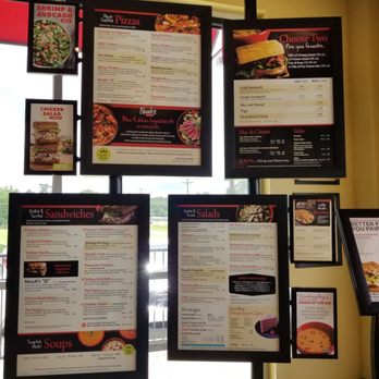 Newk's Eatery - Menu boards at entrance. - Pizza Near Me - Lufkin, Texas