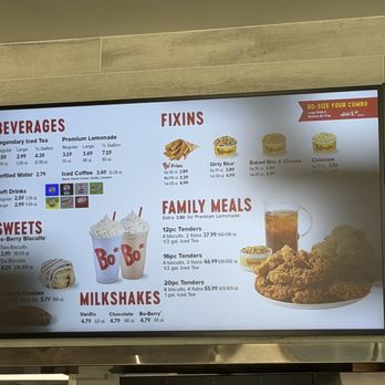 Bojangles - Drink Menu - Chicken Wings Near Me - Tomball, Texas