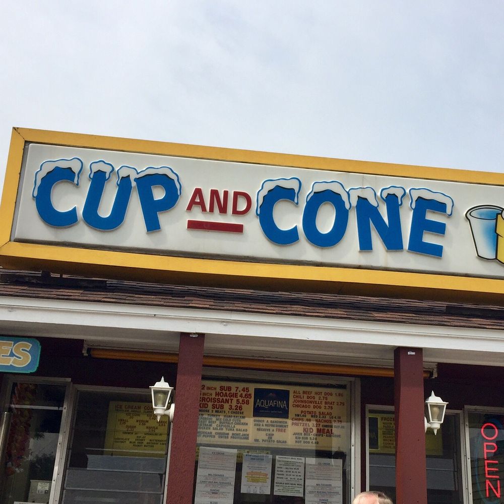 Cup & Cone - a man standing in front of a cup and cone store - Ice Cream & Frozen Yogurt Near Me - White Bear Lake, Minnesota Cup & Cone - a man standing in front of a cup and cone store - Ice Cream & Frozen Yogurt Near Me - White Bear Lake, Minnesota