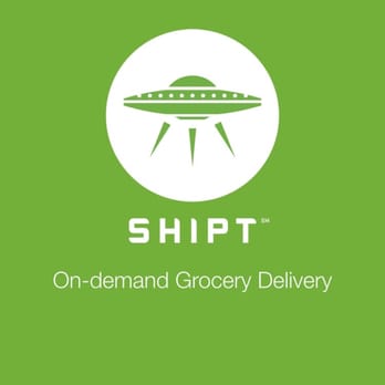 Shipt - an image of a green screen with the shipt logo on it - Food Delivery Services Near Me - Daytona Beach, Florida