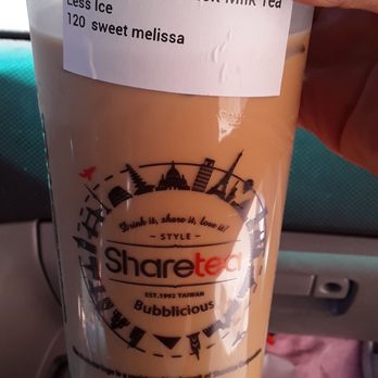 Sharetea - Pearl Black milk tea Boba - Coffee & Tea Near Me - Riverside, California