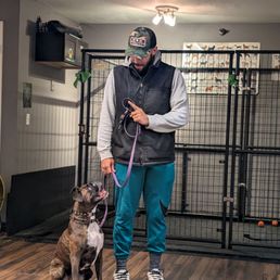 Kit-Kat and I in training Kit-Kat and I in training