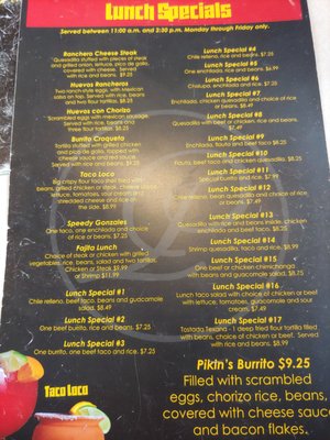 Menu photo 3 Pedro's Grill and Cantina Cloquet, MN Menu photo 3 Pedro's Grill and Cantina Cloquet, MN
