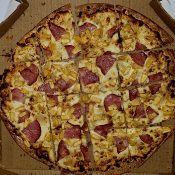 Domino's Pizza - Large 2 topping carryout pizza deal - $6.99 - thin crust - ham and pineapple with garlic parm sauce - Pizza Near Me - Clermont, Florida Domino's Pizza - Large 2 topping carryout pizza deal - $6.99 - thin crust - ham and pineapple with garlic parm sauce - Pizza Near Me - Clermont, Florida