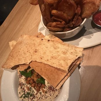 Roger Bar & Restaurant - Hummus and Fries - New American Near Me - Mountain View, California