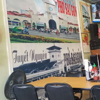 Pho Saigon - Deco are scenes from Saigon, with pictures of how life was back in the day. - Vietnamese Near Me - Covington, Louisiana