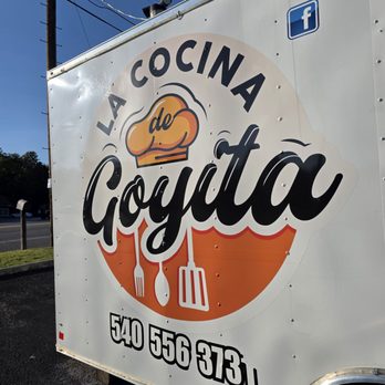 La Cocina de Goyita - Its logo and phone number in large print. Most of their business are orders "To Go" received on the phone, and picked up. - Tacos Near Me - Roanoke, Virginia La Cocina de Goyita - Its logo and phone number in large print. Most of their business are orders "To Go" received on the phone, and picked up. - Tacos Near Me - Roanoke, Virginia