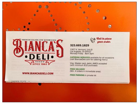 Bianca's Deli by null