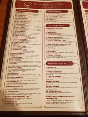 Menu photo 3 Passage To India Indian Cuisine Charlotte, NC Menu photo 3 Passage To India Indian Cuisine Charlotte, NC