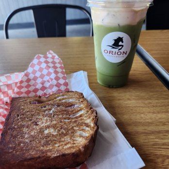Orion Coffeehouse - Raspberry and cheese (it was a white cheese) sandwich. - Coffee & Tea Near Me - Bremerton, Washington