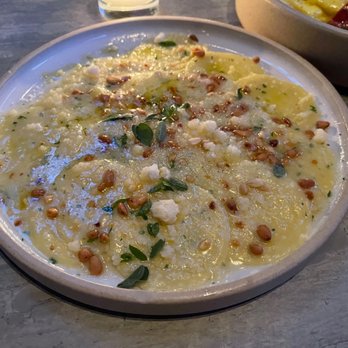 Lilia - Corzetti Alle Erbe, Pine Nuts, Marjoram, Anchovy - Italian Near Me - Brooklyn, New York