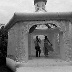 Runamok Amusements - Wedding Chapel Bouncy Castle
