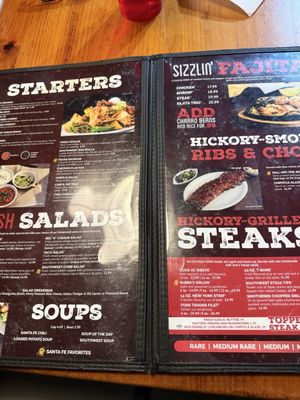 Menu photo 1 Santa Fe Cattle Fort Payne, AL Menu photo 1 Santa Fe Cattle Fort Payne, AL