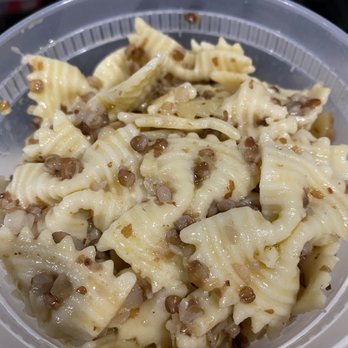 Pastrami House - Bowtie pasta with bits of meat - delicious - Delis Near Me - Jackson Township, New Jersey