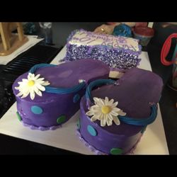 Oh Goodness Cakes - This is a sandals cake she made... don't mind the little dings we did that.