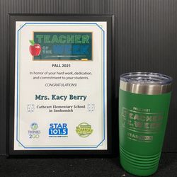 Trophies2Go - Star 101.5 Teacher of the Week