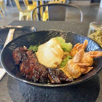 Food Terminal - Grandma BBQ Pork Tossed Noodle - Malaysian Near Me - Chamblee, Georgia