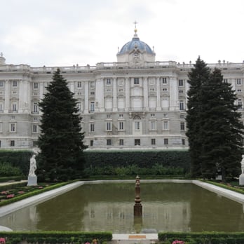 Palacio Real de Madrid - Gardens in the back of the palace. - Landmarks & Historical Buildings Near Me - Madrid, M