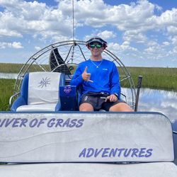 Everglades River of Grass Adventures - Captain of the ship!