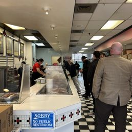 customers at a deli counter