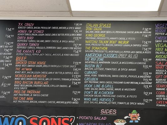 Menu photo 6 Two Sons' Sandwiches San Francisco, CA Menu photo 6 Two Sons' Sandwiches San Francisco, CA