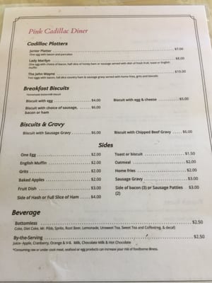 Menu photo 7 Pink Cadillac Diner Natural Bridge, VA Menu photo 7 Pink Cadillac Diner Natural Bridge, VA