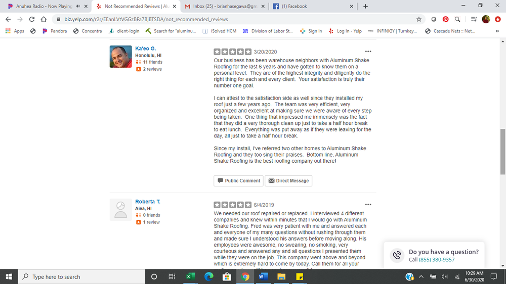 Slide of Aluminum Shake Roofing