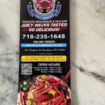Red Crab Juicy Seafood - Menu - Seafood Near Me - Brooklyn, New York