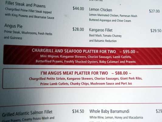 Menu photo 3 I'm Angus Steakhouse Sydney, NSW