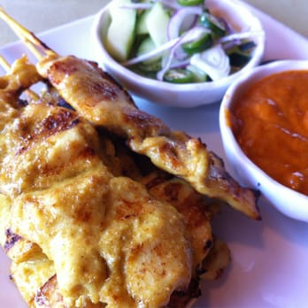 Thai Grata - Chicken satay - Thai Near Me - San Jose, California Thai Grata - Chicken satay - Thai Near Me - San Jose, California