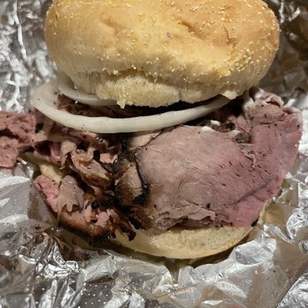 The Canopy - Medium pit beef + onion + tiger sauce - Barbeque Near Me - Ellicott City, Maryland