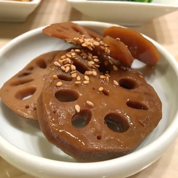 Nak Won Garden - Lotus root (ban chan) - Korean Near Me - Pittsburgh, Pennsylvania