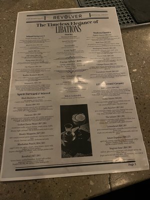 Menu photo 1 Revolver Chicago, IL