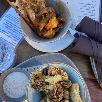 Bar Bocce - Spicy Tiger Prawns Crispy Artichokes - Pizza Near Me - Sausalito, California Bar Bocce - Spicy Tiger Prawns Crispy Artichokes - Pizza Near Me - Sausalito, California