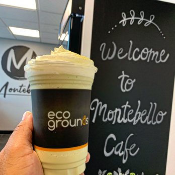 Montebello Cafe - Matcha Latte with a little matcha whip - Coffee & Tea Near Me - San Diego, California