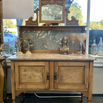 Sunflower Vintage - Antique Victorian Marble Top Wash Stand - Antiques Near Me - Fallbrook, California Sunflower Vintage - Antique Victorian Marble Top Wash Stand - Antiques Near Me - Fallbrook, California