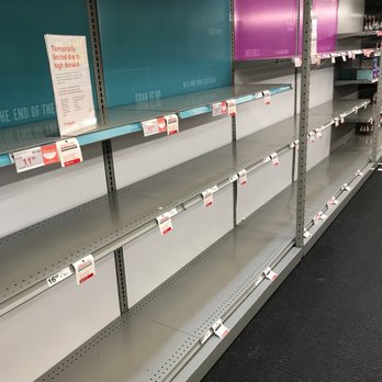 Staples - A SIGN OF THE TIMES! Corona Virus Toilet Paper and Paper Towel Aisle. - Shipping Centers Near Me - Downey, California