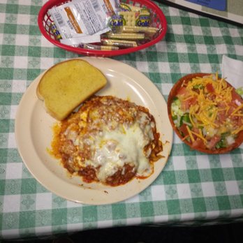Twink's 220 Diner - Lasagna and side salad - Diners Near Me - Iron Gate, Virginia Twink's 220 Diner - Lasagna and side salad - Diners Near Me - Iron Gate, Virginia