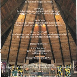 Mt Calvary Lutheran - Inside church