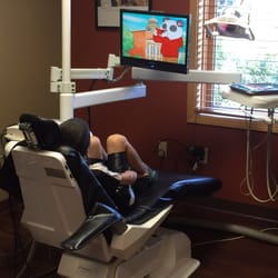 Farabee Family Dental Care - Kids can watch tv while they get their teeth done