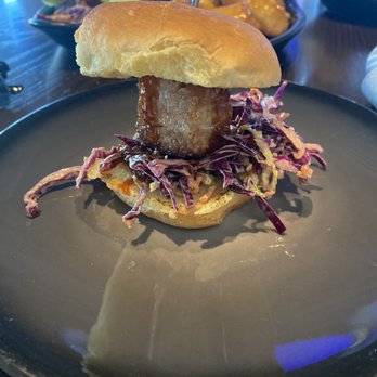 NapaSport Steak House - Pork belly slider - New American Near Me - Napa, California NapaSport Steak House - Pork belly slider - New American Near Me - Napa, California