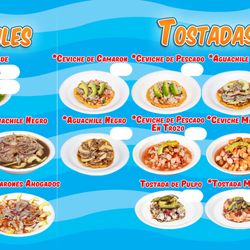 Mariscos Mario - This is our menu and what we provide! We're here to serve you fresh seafood Jalisco style!