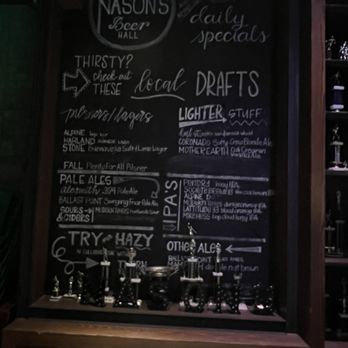Nason's Beer Hall - Menu - Comfort Food Near Me - San Diego, California