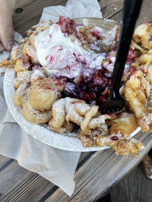 Log Ride Funnel Cake by null