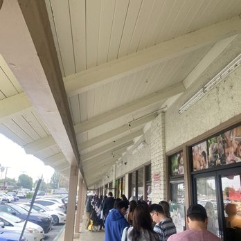 Ayer Coffee - Outside line for grand opening - Coffee & Tea Near Me - Tustin, California