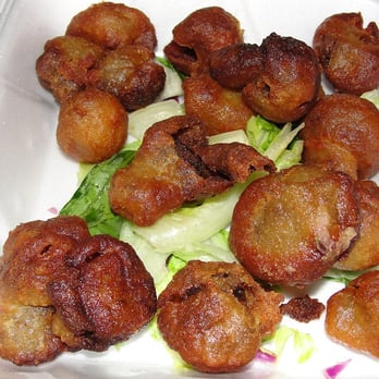 Sam's Ferndale Grill - Takeout:  Burnt mushrooms.  :/ - Diners Near Me - Ferndale, Michigan