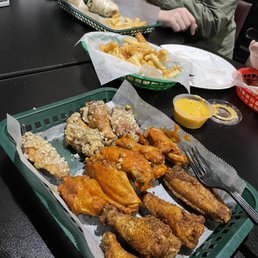 The cook made these wings with extra love tonight! The cook made these wings with extra love tonight!